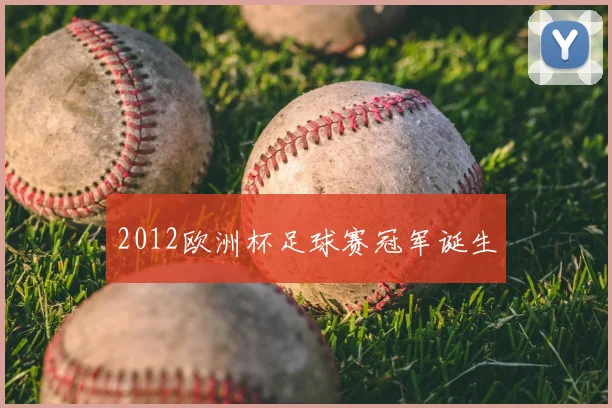 2012欧洲杯足球赛冠军诞生